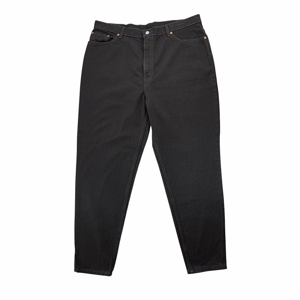 Levi’s NEW PLUS 550 Black Relaxed Tapered Leg Everyday Classic Mom Denim Jeans